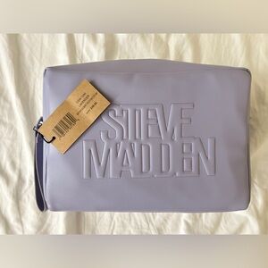 Steve Madden Purple Toiletry Bag Sleek Design